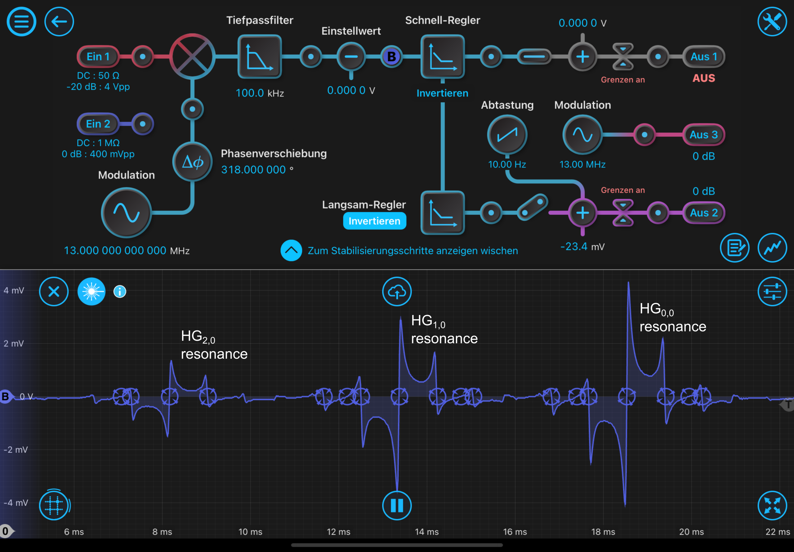 激光锁盒 Moku:Pro 接口有错误信号